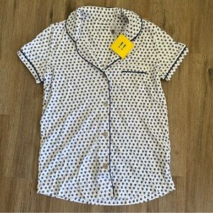 Roller Rabbit Hearts Polo pajama top